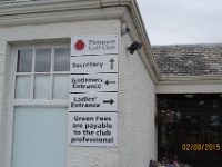 IMG 2658  Panmuiren klubitalon kyltti, Miehet ja Naiset eri puolilla